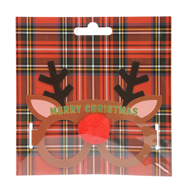 Christmas Antlers Paper Glasses